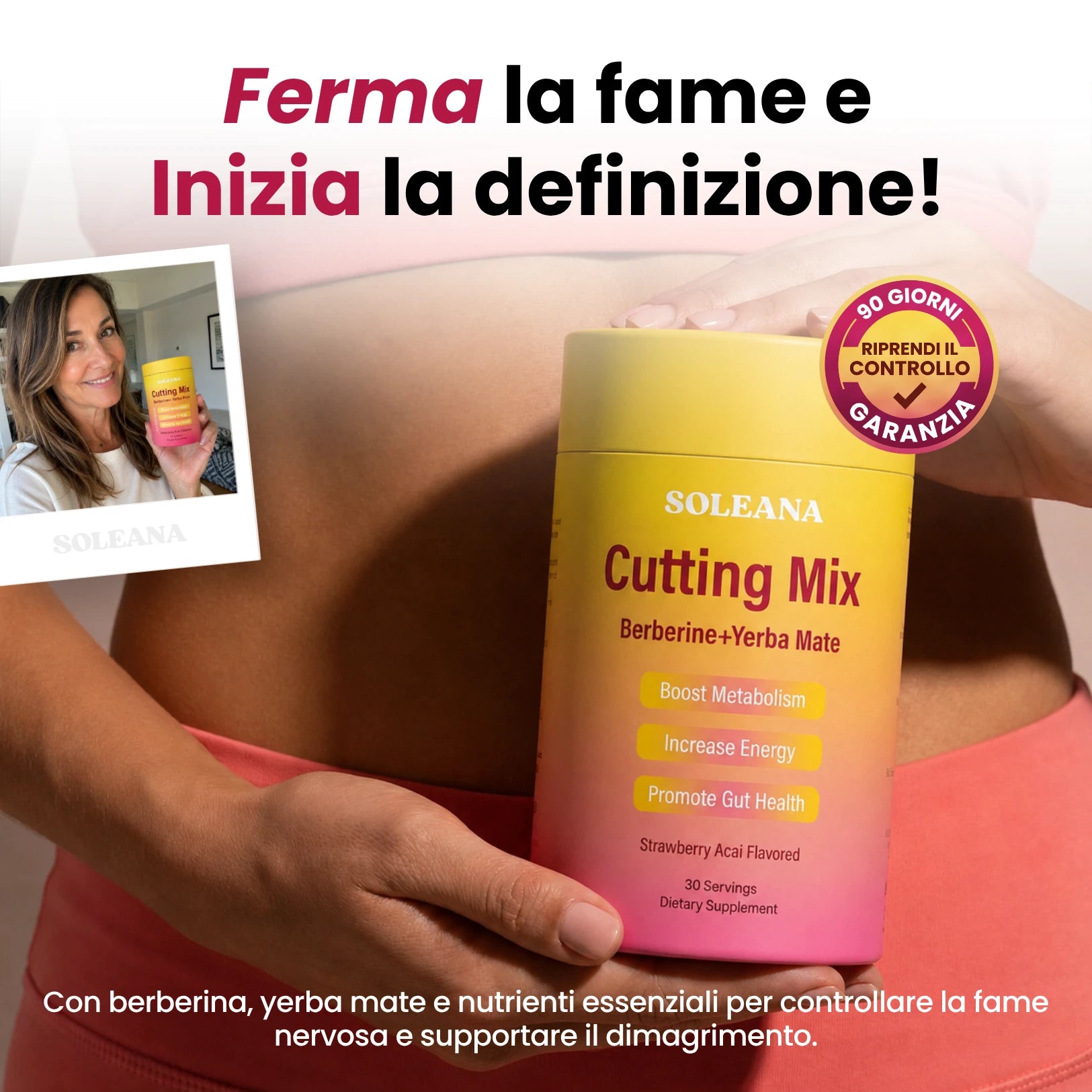 Mix solubile dimagrante e per il controllo dell'appetito