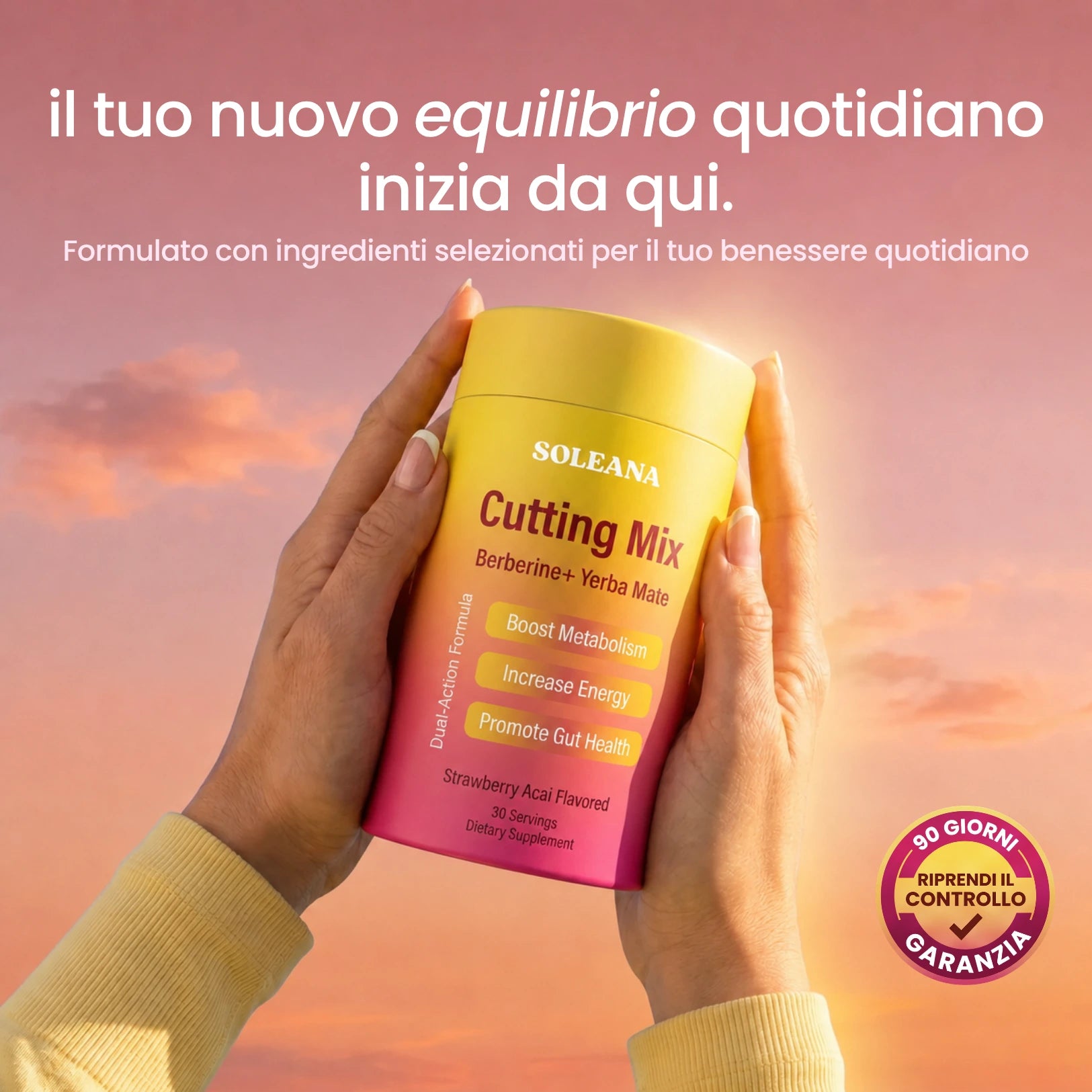 Mix solubile dimagrante e per il controllo dell'appetito